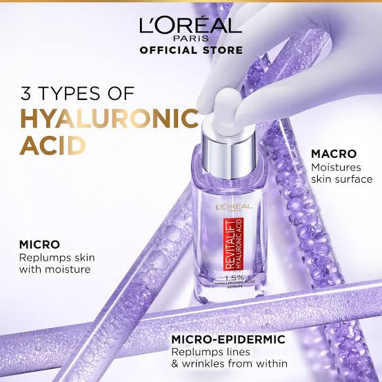LOreal paris -Revitalift 1.5%Hyaluronic Acid face serum 30 ML