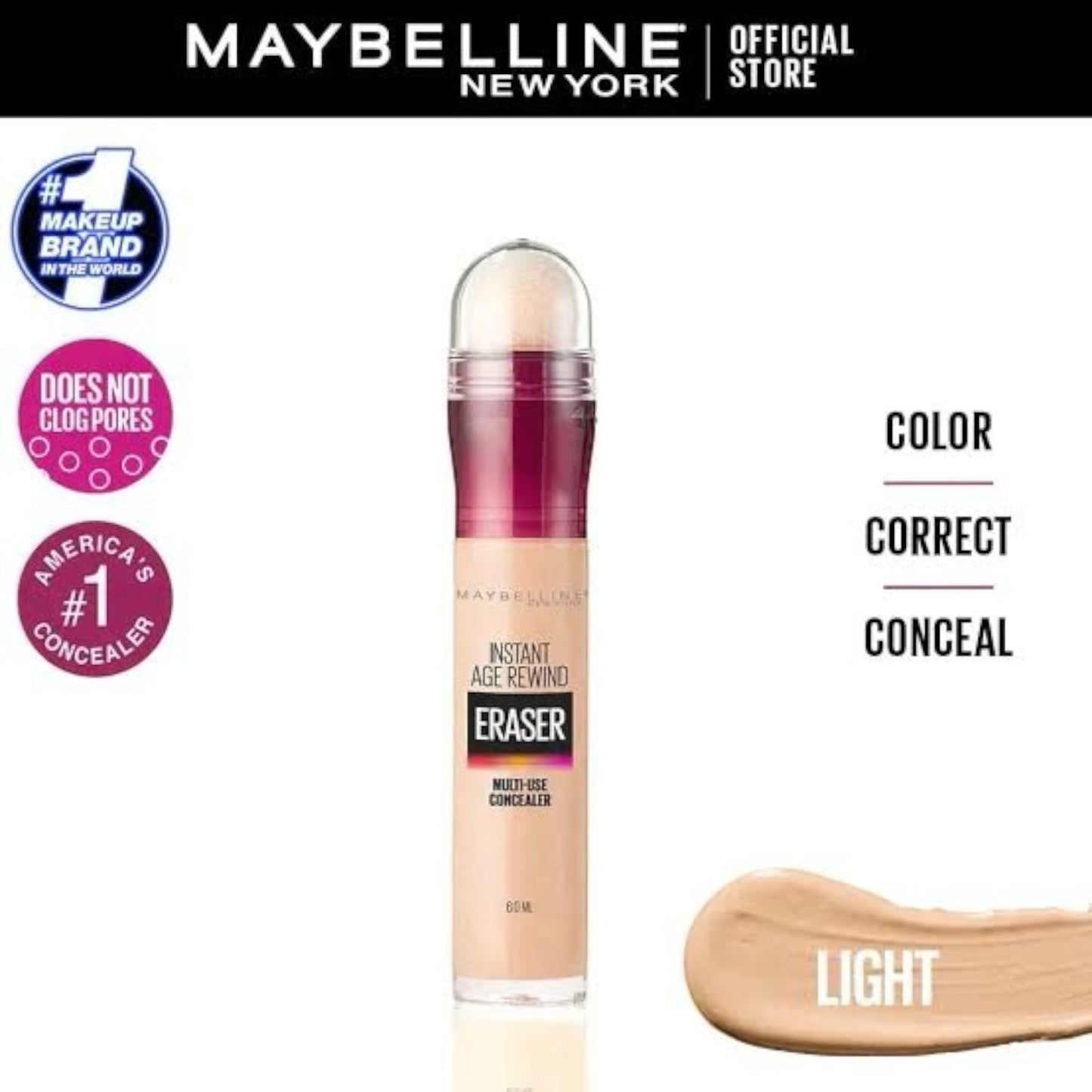 Maybelline instant age rewind eraser/ corrector/concealer