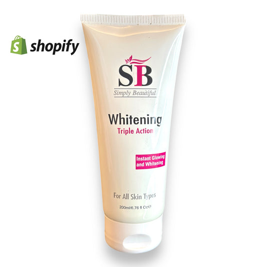 SB whitening triple action cleanser