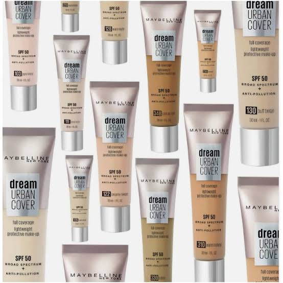 Maybelline dream urban cover foundation spf 50 (30ml)