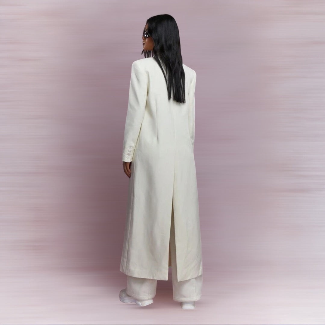 Imported Off-white long coat