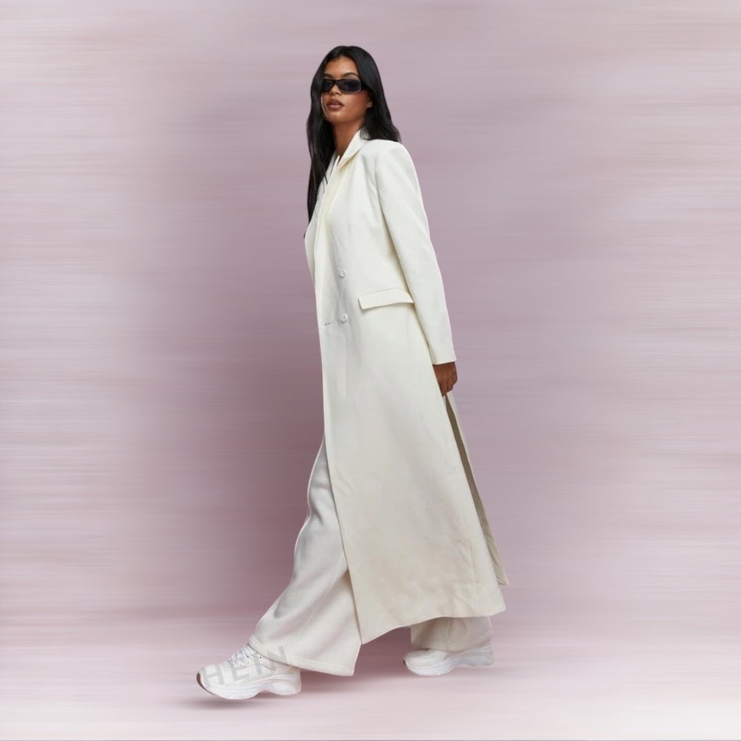 Imported Off-white long coat