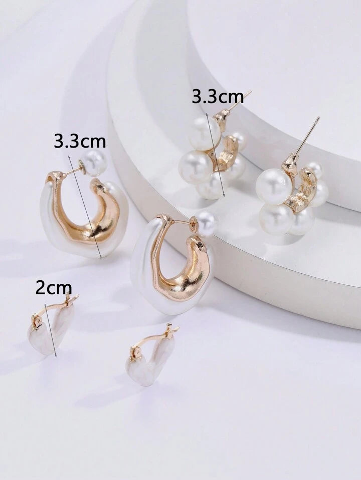 Pearl hoops