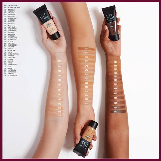 Maybelline fit me foundation