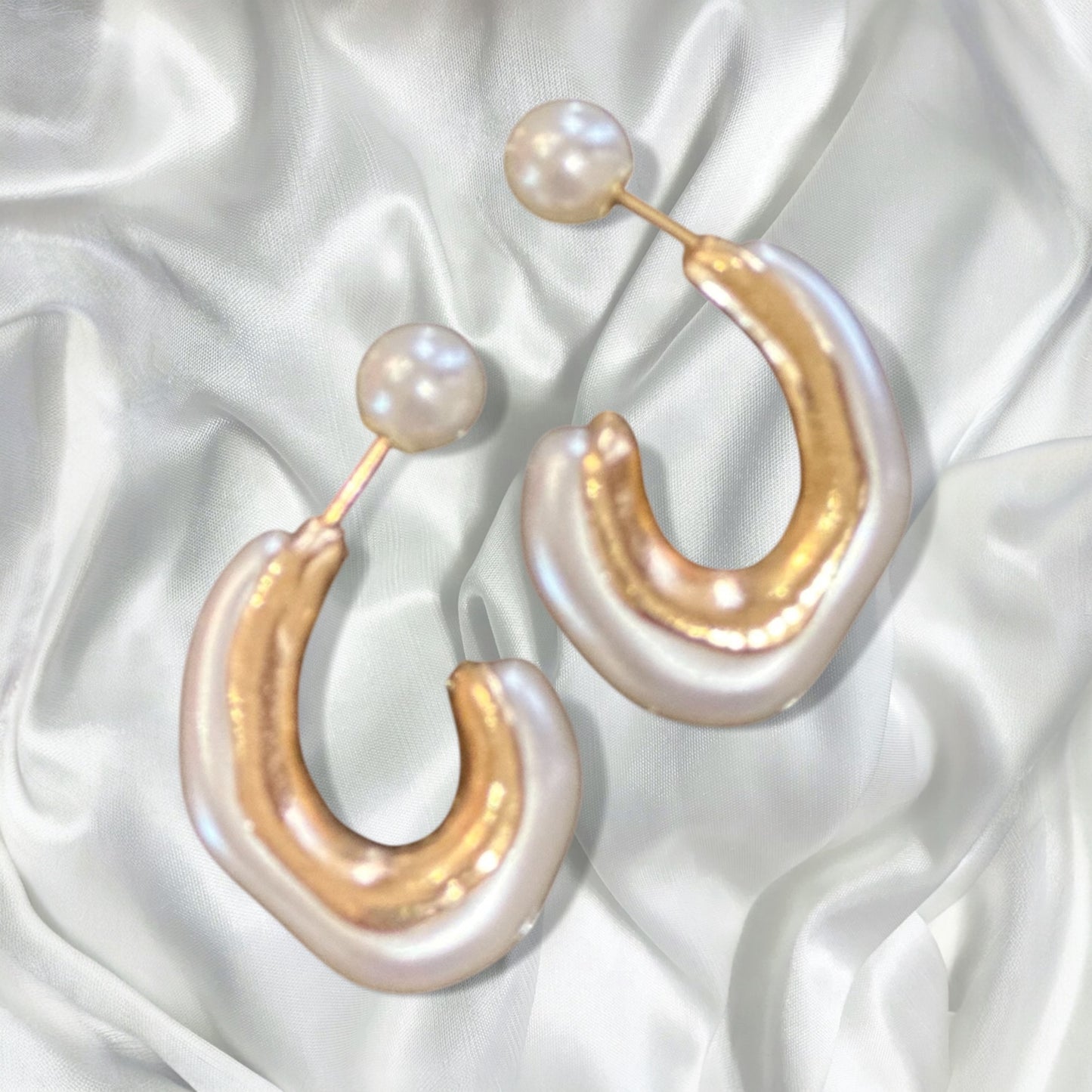 Pearl hoops
