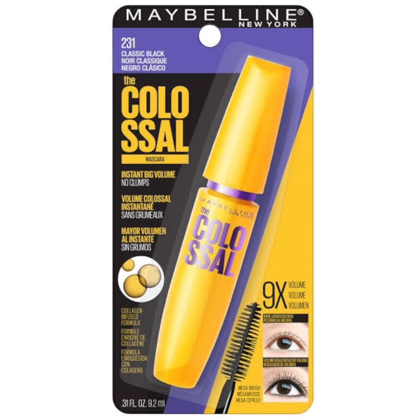 Maybelline colo ssal mascara