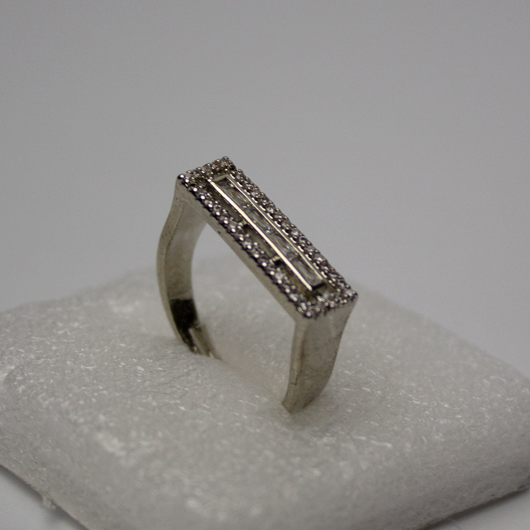 Sleek swarovski ring